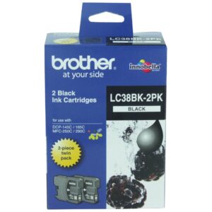 Brother Black Ink Cartridge - Twin pack