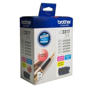 (LC3317CMY) Brother C,M,Y Colour Pack