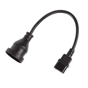UPS IEC mail to 3 pin power socket